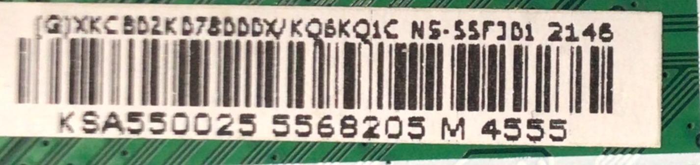 KIT DE TARJETAS PARA TV INSIGNIA / MAIN XKCB02K078 / 715GA715-M01-B00-005G / KSA550025 / FUENTE PLTVJW321XXGE / 715G8967-P01-014-003M / KSP550517 / T-CON 34291100BA / CSC02-1 / PANEL TPT550U2-D126.L / DISPLAY ST5461D12-6 VER.2.1 / MODELO NS-55F301NA22 - Imagen 4